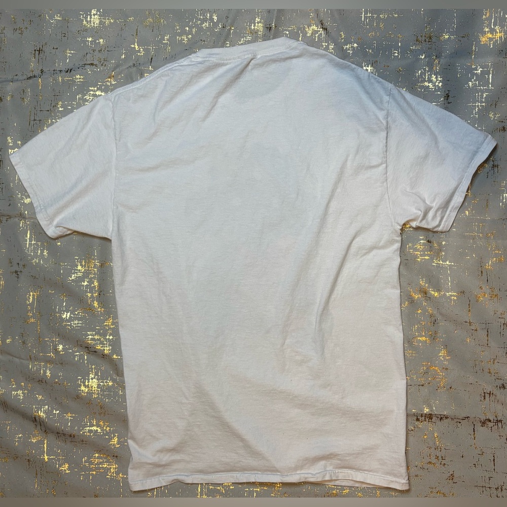 Men's White Shirt with Colorful Gorilla Design - Picture 2 of 3